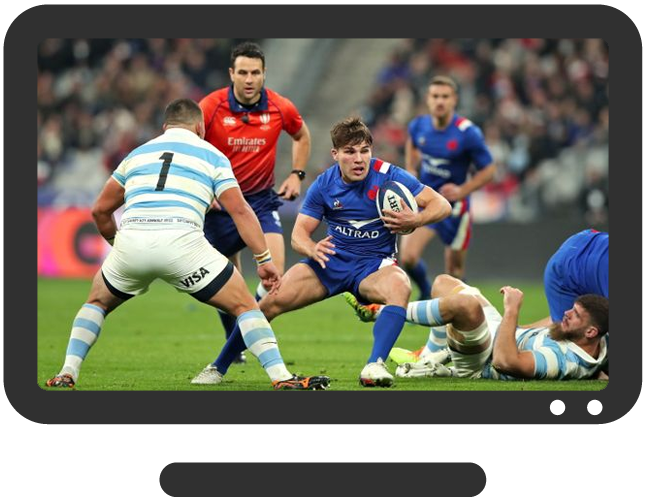 Bar de diffusion des match de Rugby